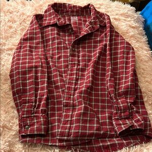 Carter's Red and White Plaid Boy’s Shirt